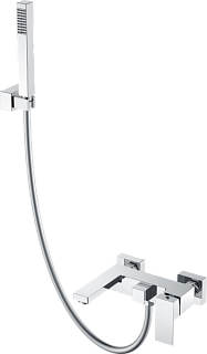 Смеситель для ванны с душем Boheme Qubic 473-CR, сhrome