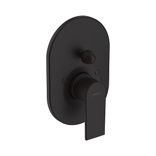 Встраиваемый смеситель Hansgrohe Vernis Shape 71458670, матовый черный