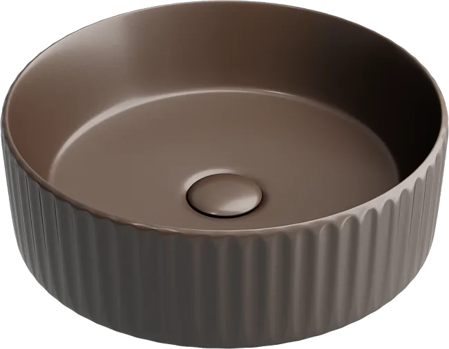 Накладная раковина Ceramicanova Element CN6057MDB темно-коричневый матовая Sancos — Оригинал