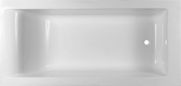 Ванна из искусственного камня Эстет Дельта 190x90 см, пристенная, на ножках