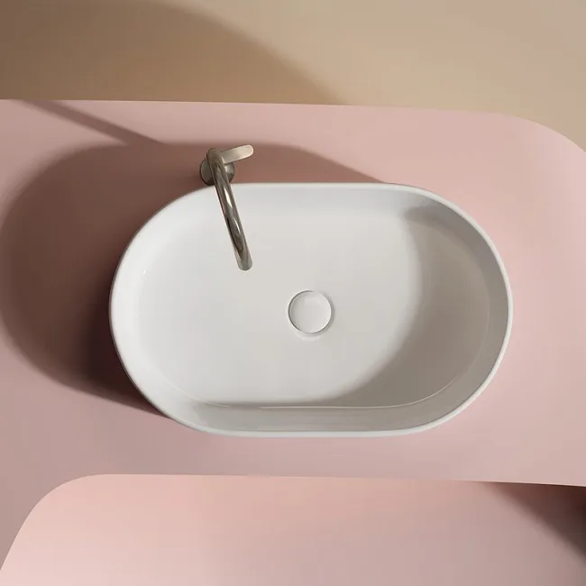 Накладная раковина Ceramicanova Element CN6048 белая Sancos — Оригинал