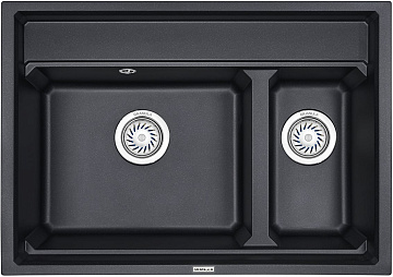 Мойка кухонная Granula Kitchen Space 7302, шварц