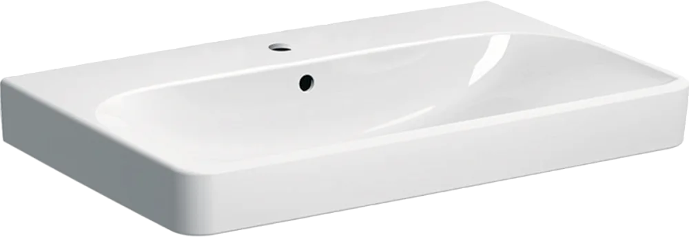 Раковина Geberit Smyle 75 белая Sancos — официальный сайт