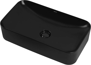 Накладная раковина Abber Rechteck AC2204MB матовая черная