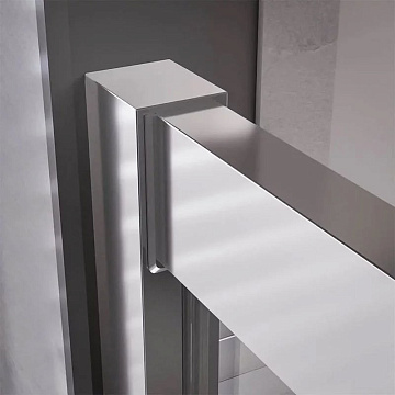 Душевой уголок Veconi Premium Trento PTC-20CH 100x80, профиль хром, стекло прозрачное