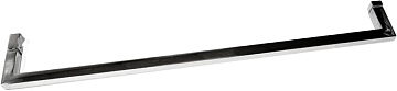 Душевая дверь в нишу Abber Schwarzer Diamant AG30140MH 140 см, профиль хром, стекло матовое