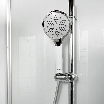 Душевая кабина DTO EM1510N 100х100, LED, профиль хром, стекло матовое с узором