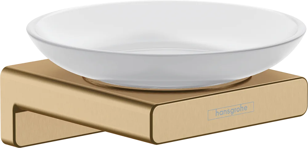 Мыльница Hansgrohe AddStoris 41746140 шлифованная бронза Sancos — официальный сайт