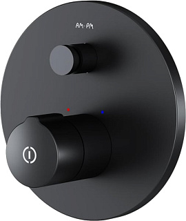 Встраиваемый смеситель AM.PM X-Joy F85A45722 черный, С ВНУТРЕННЕЙ ЧАСТЬЮ