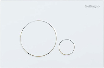 Комплект Инсталляция BelBagno BB001-120 + Кнопка Sfera BB014-SR-BIANCO белая