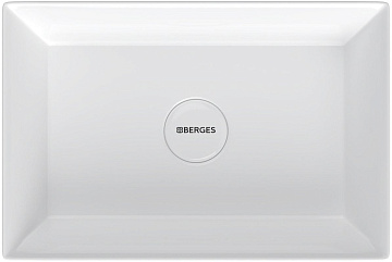 Накладная раковина Berges Mascon 56x38, глянцевая белая
