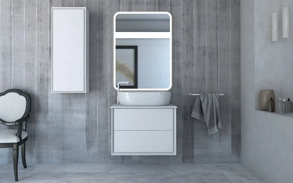 Накладная раковина Cezares Bellagio 50179 60 см, bianco Sancos — официальный сайт