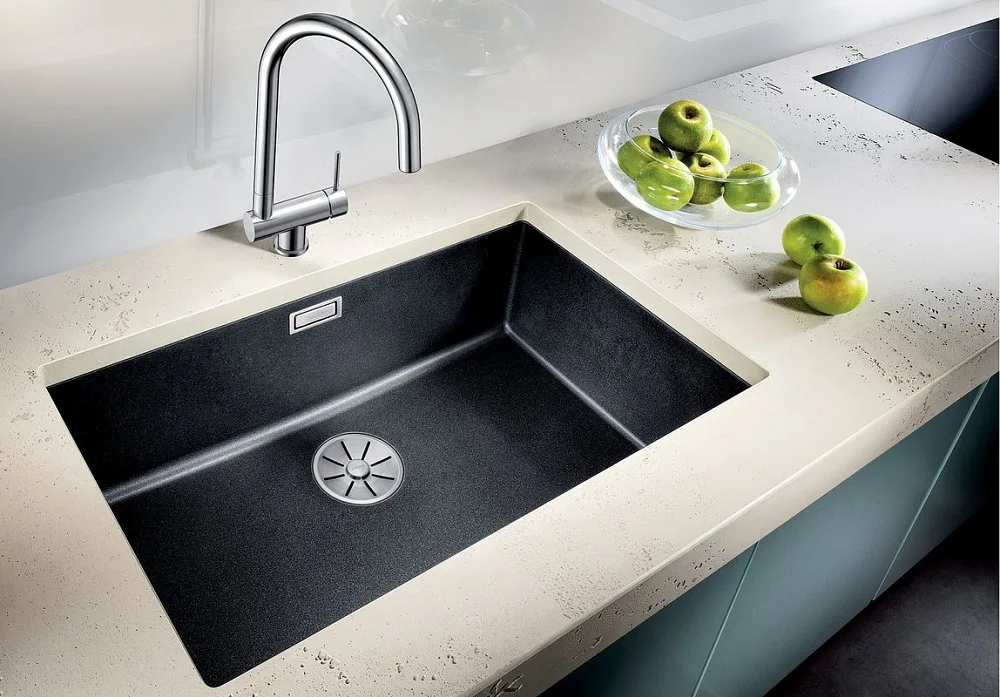 Мойка кухонная Blanco Subline 700-U антрацит Sancos — официальный сайт