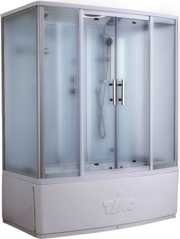 Душевая кабина Timo Standart T-6650SF Silver Fabric с высоким поддоном