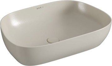 Накладная раковина VitrA Outline Recycled 7993B066-0016 матовый тауп