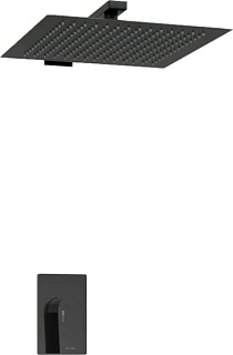 Душевой комплект Wasserkraft Glan A66181 С ВНУТРЕННЕЙ ЧАСТЬЮ, черный