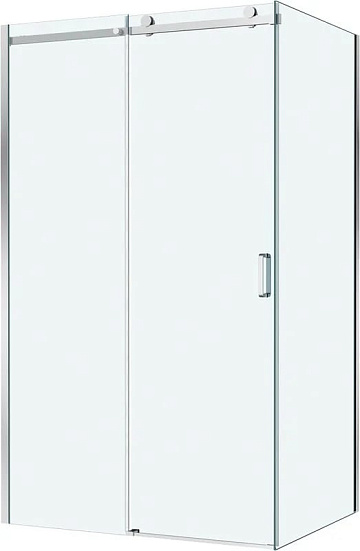 Душевой уголок BelBagno Soft Close-2 AH-1-130/90-C-Cr профиль хром