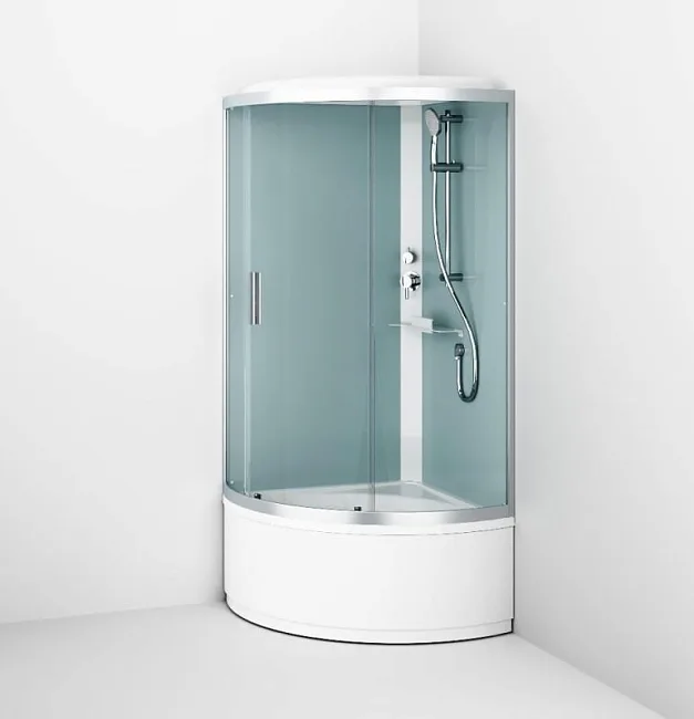 Душевая кабина AM.PM X-Joy W88C-401A-090WT, с крышей, белый Sancos — Оригинал