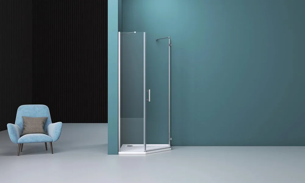 Душевой уголок BelBagno Kraft P-1-100-C-Cr R Sancos — официальный сайт