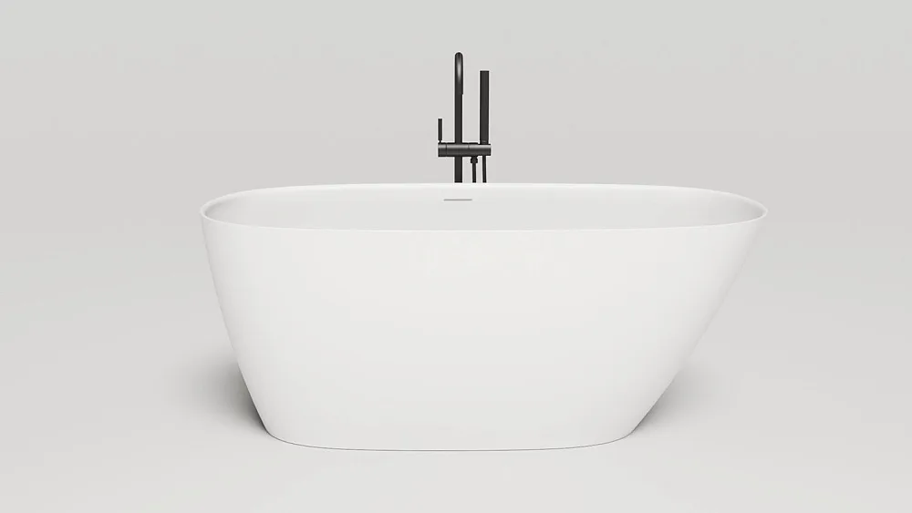 Ванна из искусственного камня Salini Sofia S-Stone 150x75 см, отдельностоящая, матовая белая, овальн Sancos — официальный сайт