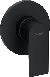 Встраиваемый смеситель Hansgrohe Rebris E 72658670 С ВНУТРЕННЕЙ ЧАСТЬЮ, черный мато