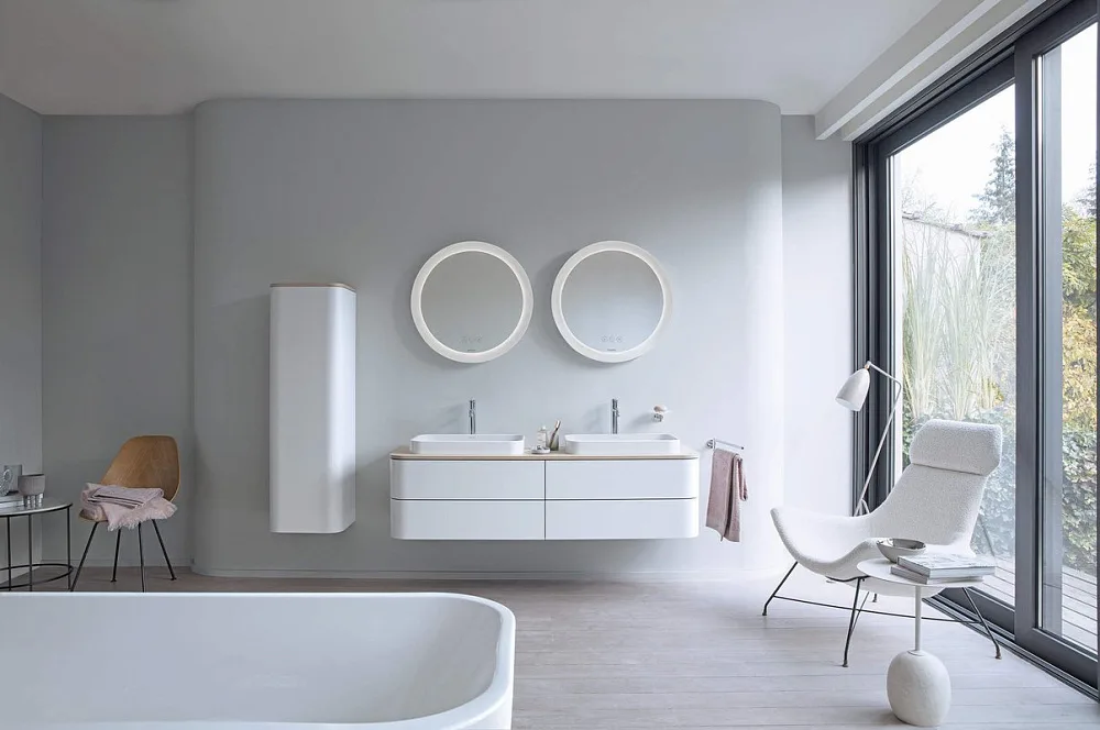 Накладная раковина Duravit Happy D.2 Plus 2359600000 60 см, белая Sancos — официальный сайт