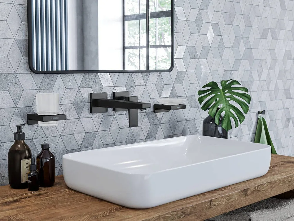 Мыльница Hansgrohe AddStoris 41746670 матовый черный Sancos — официальный сайт