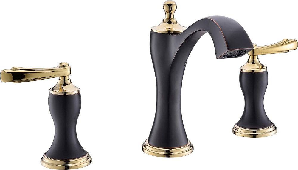 Смеситель для раковины Timo Unari 7511/04F black antique