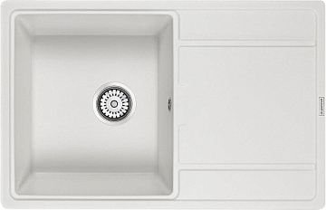 Мойка кухонная Paulmark Flugen 50-780 PM217850-WH белый