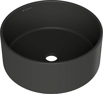 Накладная раковина Aqueduto Espiral ESP0140 40 см черная матовая