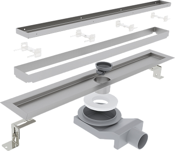 Душевой трап (лоток) Plumberia Selection PST In-Tile 60 см, нержавеющая сталь матовая