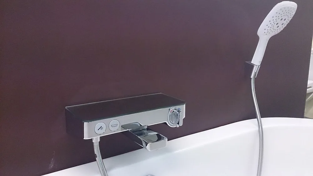 Термостатический смеситель Hansgrohe Ecostat Select 13151400, для ванны с душем Sancos — официальный сайт