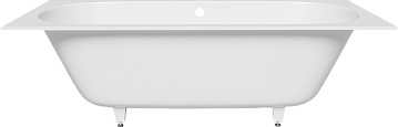 Ванна из искусственного камня Salini Ornella Axis S-Sense 190x90 см, встраиваемая, матовая белая, на