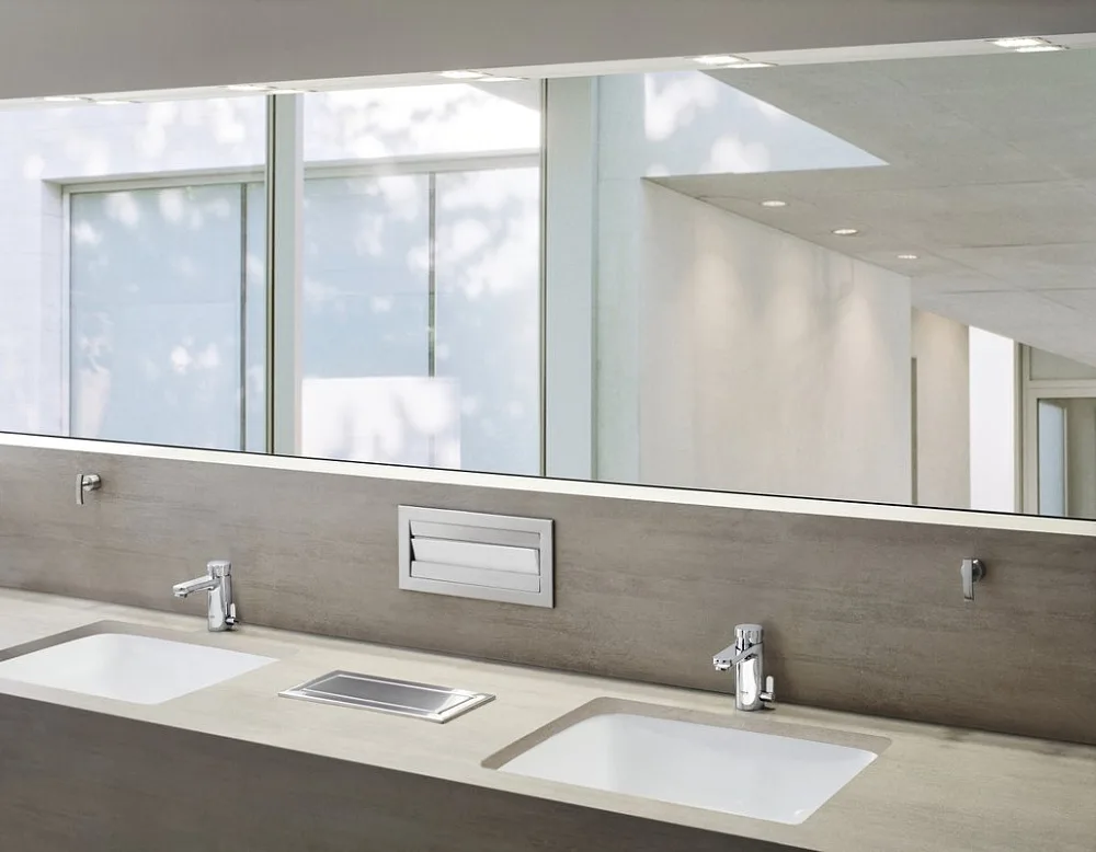 Смеситель для раковины Grohe 36317000 хром Sancos — официальный сайт