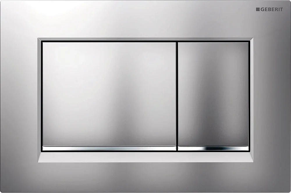 Кнопка смыва Geberit Sigma 30 115.883.JQ.1 хром матовый, хром глянцевый Sancos — официальный сайт