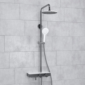Душевая стойка Wasserkraft Aller A113.067.155.CH Thermo, с термостатом, хром