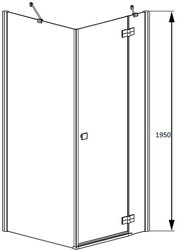 Душевой уголок Radaway Almatea KDJ 90x100 R
