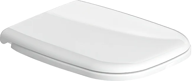Крышка-сиденье Duravit D-code 0067390000 с микролифтом, петли хром Sancos — Оригинал