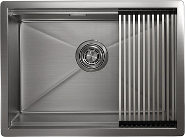 Мойка кухонная Granula Kitchen Space 6045U, сталь сатин