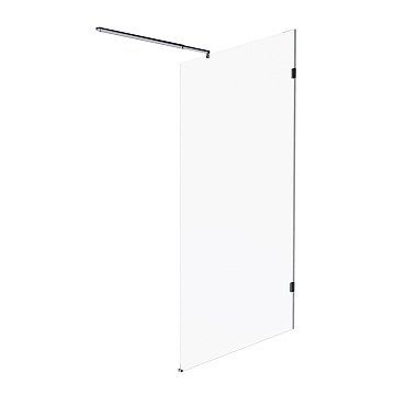Душевая перегородка AM.PM X-Joy W94WI-110-F1-BTE 110x195, фурнитура черная, стекло прозрачное