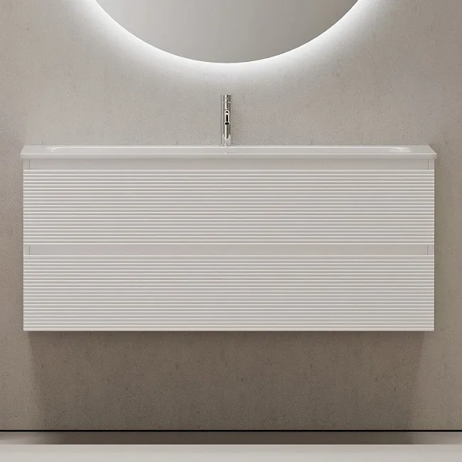 Тумба под раковину Sancos Folk 120 подвесная Bianco (белый), FL120W Sancos — Оригинал