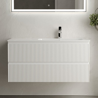 Тумба с раковиной Sancos Snob R 100 см, R, bianco