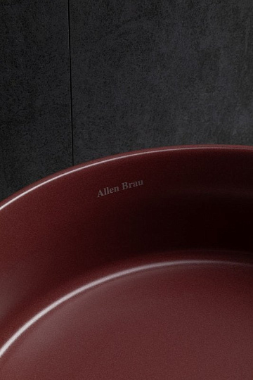 Накладная раковина Allen Brau Fantasy Line 36, бордо