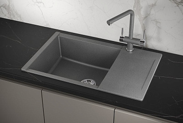 Мойка кухонная Granula Estetica 7807, графит