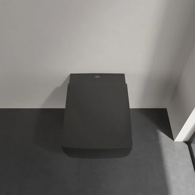 Крышка-сиденье Villeroy & Boch Memento 2.0 Memento 2.0 8M24S1S5 ebony, с микролифтом Sancos — Оригинал