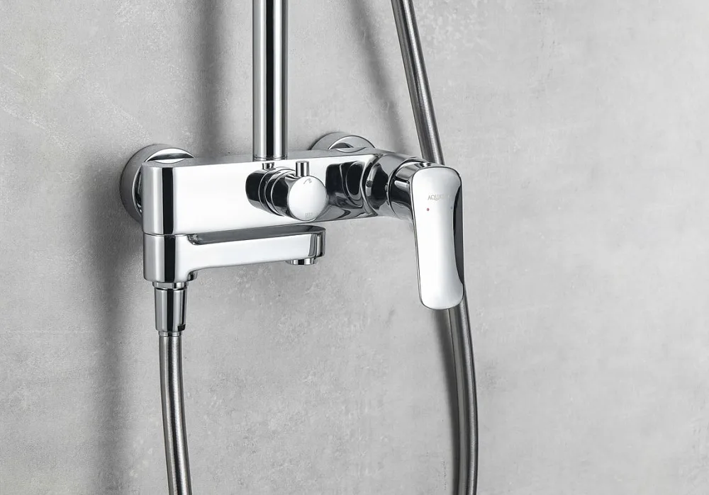 Душевая стойка AQUATEK AQ2040CR, хром Sancos — официальный сайт