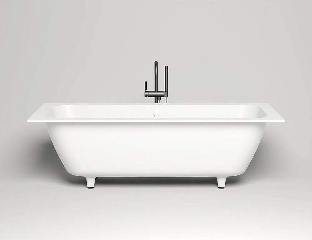 Ванна из искусственного камня Salini Orlanda Axis S-Sense 180x80 см, встраиваемая, матовая белая, на Sancos — официальный сайт