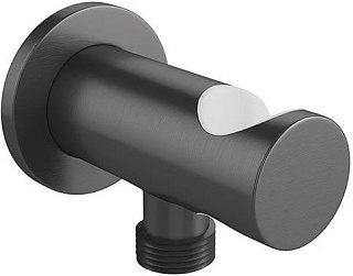 Шланговое подключение Aqueduto Aceno ACE1245 с держателем, оружейная сталь