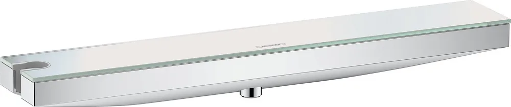 Шланговое подключение Hansgrohe Rainfinity Porter 500 26843000, с полкой и держателем Sancos — официальный сайт
