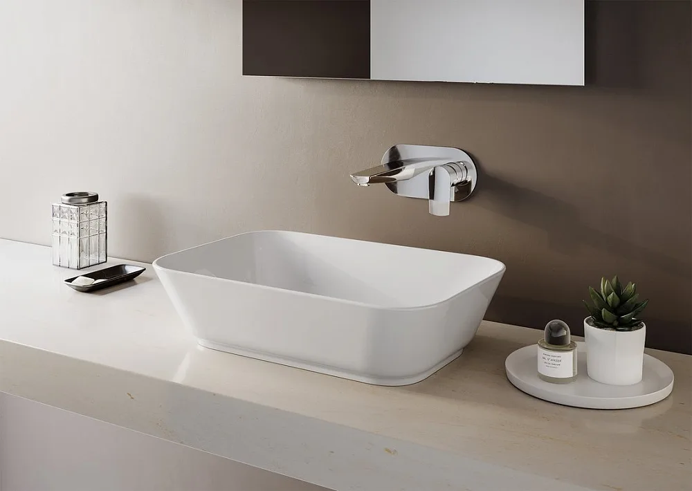 Накладная раковина VitrA Geo 7425B003-0012 Sancos — официальный сайт